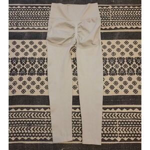 Womens Cream Leggings size s/m